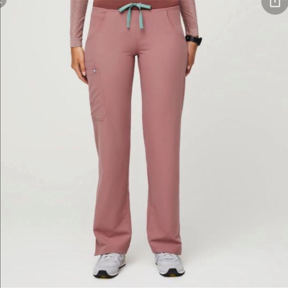 Figs mineral mauve kade small pants, NWT